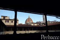 サン・ロレンツォ聖堂の回廊からの眺め